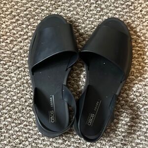 ASOS Black Slide Sandals